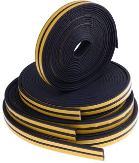 10M Diepgang Excluder Zelfklevende Rubber Deur Raam Afdichting Strip Roll Foam