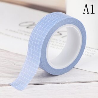 10M Raster Washi Tape Japanse Papier Diy Planner Masking Tape Plakband Stickers Briefpapier Tapes Decoratieve Kleurrijke A1