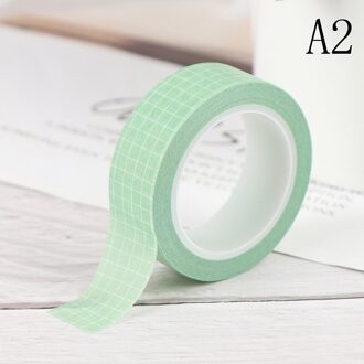 10M Raster Washi Tape Japanse Papier Diy Planner Masking Tape Plakband Stickers Briefpapier Tapes Decoratieve Kleurrijke A2