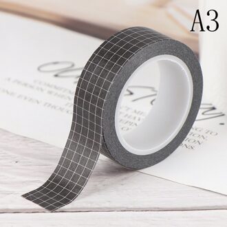 10M Raster Washi Tape Japanse Papier Diy Planner Masking Tape Plakband Stickers Briefpapier Tapes Decoratieve Kleurrijke A3