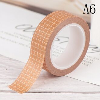 10M Raster Washi Tape Japanse Papier Diy Planner Masking Tape Plakband Stickers Briefpapier Tapes Decoratieve Kleurrijke A6