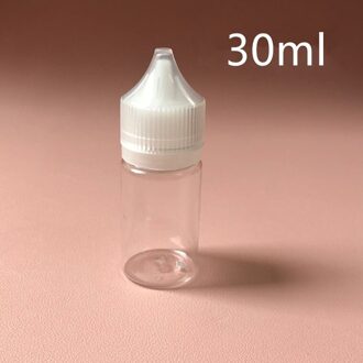 10Ml-120Ml Pet Plastic Lege Dropper Liquid Eye Helder Water Fles Lange Tip Cap 30ml