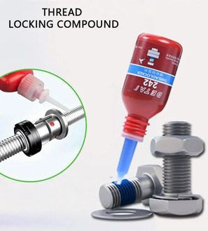 10ml M8-m16 Screw Locking Agent 242 Leakproof Anti-corrosion Adhesive Pressure Anti Locking Blue Wire Seal Anaerobic Glue T Q9F4