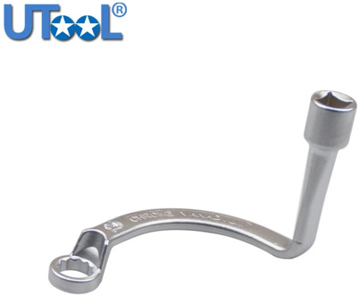 10mm/12mm Double Opening 3/8" dr U-Spanner Special Turbo Wrench For Volkswagen Audi V6 TDI Diesel Engines