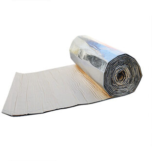 10mm 500x2000mm 20x79 Auto Truck Firewall Warmte Deadener Isolatie Mat Zilver