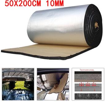 10Mm Auto Firewall Hitteschild Isolatie Geluid Deadener Waterdicht Stofdicht Mat Aislante Acustico Auto Accessoires Interieur