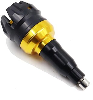 10Mm Motorcycle Frame Sliders Anti Crash Pad Voor Suzuki Gladius 400 Intruder Gsr400 Voor Kawasaki Er-6f Ninja H2 Ninja zx 250r Goud