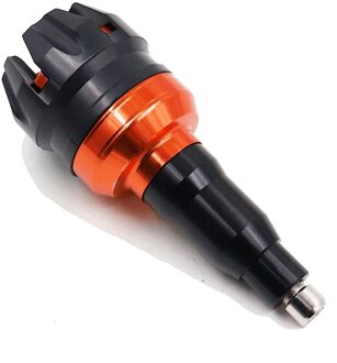 10Mm Motorcycle Frame Sliders Anti Crash Pad Voor Suzuki Gladius 400 Intruder Gsr400 Voor Kawasaki Er-6f Ninja H2 Ninja zx 250r Oranje