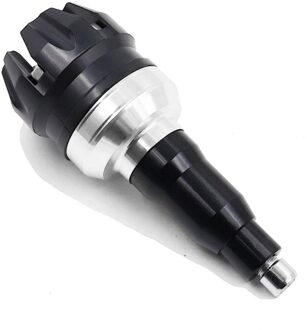 10Mm Motorcycle Frame Sliders Anti Crash Pad Voor Suzuki Gladius 400 Intruder Gsr400 Voor Kawasaki Er-6f Ninja H2 Ninja zx 250r Zilver