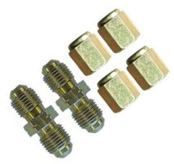 10Mm X 1Mm Remleiding Vakbonden 2 Manier 6 Stuks Accessoires Inline Mannelijke + Vrouwelijke Noten