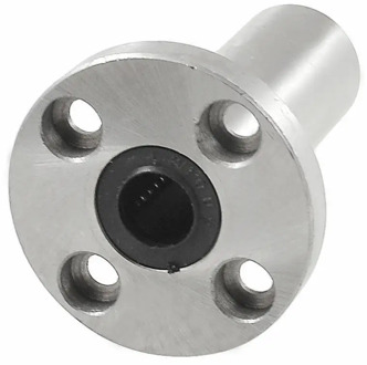 10mm x19mm x 55mm Round Flanged Type Linear Bushing Ball Bearing LMF10LUU