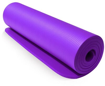 10Mm Yoga Mat Oefening Pad Dikke Non Slip Vouwen Gym Fitness Mat Pilates Outdoor Indoor Training Gym Oefening Fitness tapijt Paars