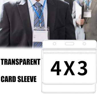 10Pack Clear Vaccinatie Card Protector Vaccin Card 4X3 Beschermende Waterdichte Pvc Gezondheid Card Case Voor Cdc Immunisatie badge 2 stks