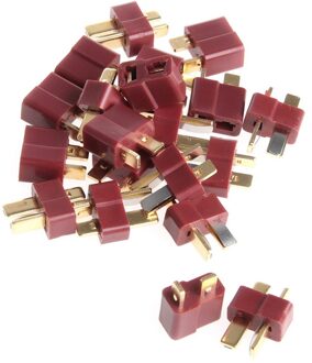 10Pairs 20Pcs T Plug Mannelijke & Vrouwelijke Deans Connectors Stijl Voor Rc Lipo Batterij