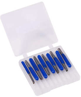 10Pc 3.175Mm Gecementeerde Carbide Graveren Cnc Router Bit Tool 10 ° 0.1Mm Graveur