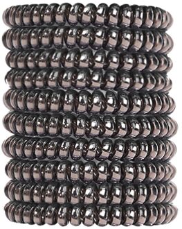 10Pc Elastische Haarbanden Voor Vrouwen Haaraccessoires Meisje Cord Spiral Hair Ties Paardenstaart Houders Leuke Elastische Haar band