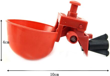 10Pc Gevogelte Water Drinkbekers-Kip Kip Plastic Automatische Drinker Fonteinen Kwartel Automatische Water Kom Drinker Kopjes D5