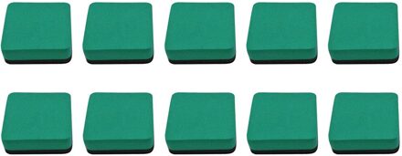 10Pc Magnetische Schoolbord Stoep Krijt Gum Whiteboard Krijt Gum Schoolbord Veeg School Kantoorbenodigdheden Zwarte Schoolbord groen