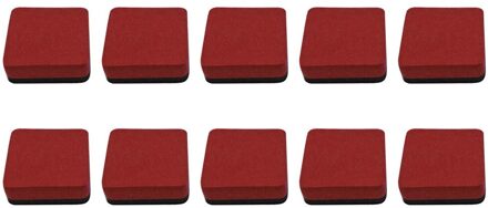 10Pc Magnetische Schoolbord Stoep Krijt Gum Whiteboard Krijt Gum Schoolbord Veeg School Kantoorbenodigdheden Zwarte Schoolbord Rood