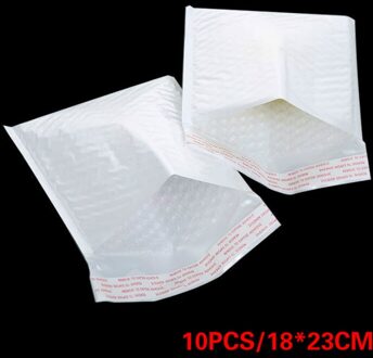 10pc Plastic Wit Schuim Envelop Tas Mailers Padded Envelop met Bubble Mailing Tas Wrap Verpakking Zakken 18*23cm