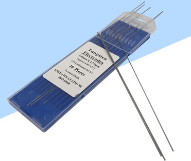 10Pcs/1 Bag Tig Lassen Tungsten Elektroden 1.5% Lanthanated WL15 Wolfraam Elektrode Lassen Staven (1.6Mm X 150Mm) zilver 3