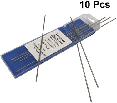 10Pcs/1 Bag Tig Lassen Tungsten Elektroden 1.5% Lanthanated WL15 Wolfraam Elektrode Lassen Staven (1.6Mm X 150Mm) zilver 4