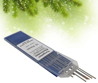10Pcs/1 Bag Tig Lassen Tungsten Elektroden 1.5% Lanthanated WL15 Wolfraam Elektrode Lassen Staven (1.6Mm X 150Mm) zilver 6
