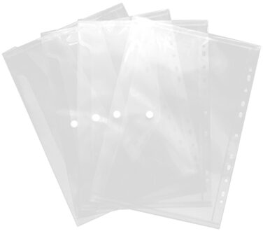 10Pcs 11 Gat Transparante A4 Document Bestand Zak Plastic Map Bestand Bill Envelop Opbergtas Data School Papieren Zak