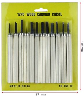 10Pcs 12Pcs Carving Tool Set Hand-Made Diy Carving Tool 12stk