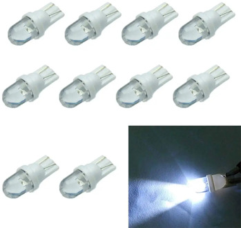 10Pcs 12V 5W 194 6500K 158 168 Car Auto Interior Light Ceiling Reading Lamp