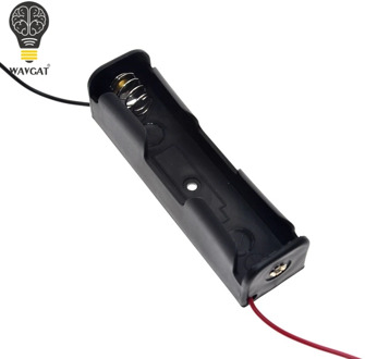 10Pcs 18650 Battery Li-ion 3.7V Clip battery holder Box Case Black With Wire Lead battery holders