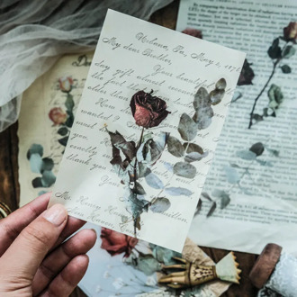 10pcs/1lot Kawaii Stationery Stickers Dried flower big Diary Planner Decorative Mobile Stickers Scrapbooking DIY Craft Stickers