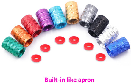 10PCs /1PC Universal Dustproof Aluminium Alloy Bicycle Cap Wheel Tire Covered Car Truck Tube Tyre Bike Accessories 10 Colors