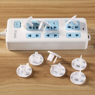 10Pcs 2 Gat 3 Gat Sockets Cover Plug Kindje Stopcontact Plug Kinderen Elektrische Veiligheid Protector Socket Bescherming E216664 Three hole