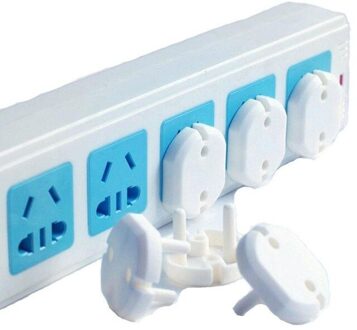 10Pcs 2 Gat 3 Gat Sockets Cover Plug Kindje Stopcontact Plug Kinderen Elektrische Veiligheid Protector Socket Bescherming E217233
