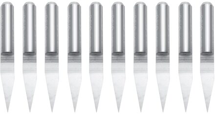 10Pcs 20 Graden V-Vorm Carbide Pcb Graveren Bit Set 3.175 Mm Shank Pcb Graveren Cnc Cutter Bit router Tool 0.2 Mm Tip End Mill