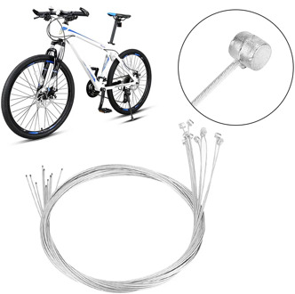 10pcs 200cm Bike Brake Cord Bicycle Braking Line Cable Repair Replacement Accessory for both road bikes and mountain bikes
