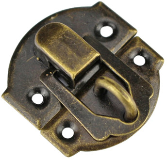 10Pcs 27*30mm Antique Hasps Iron Lock Catch Latches For Jewelry Chest Box Suitcase Buckle Clip Clasp Hardware Accessories