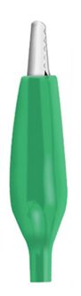 10Pcs 27Mm Kleine Isolatie Boot Metal Alligator Clip Elektrische Test Lead Kleurrijke Kleine Krokodil Clip 6 Kleur 10stk groen