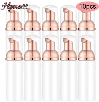 10Pcs 30/60/100Ml Rose Goud Plastic Schuim Pumper Shampoo Fles Hervulbare Lege Cosmetische Mousse Fles cleanser Schuim Container 60ml