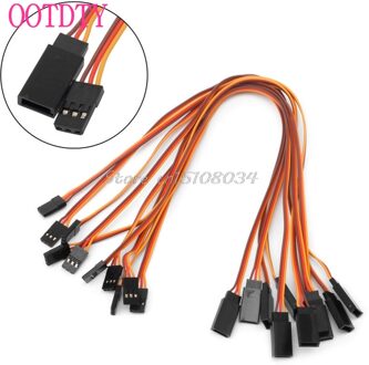 10Pcs 300mm Servo Extension Lead Wire Cable For RC Futaba JR Male to Female 30cm G08 Whosale