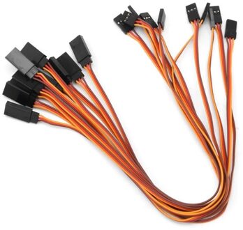 10Pcs 300Mm Servo Verlengkabel Aderige Kabel Modelvliegtuigen Extension Line Voor Rc Jr Man-vrouw Kabel