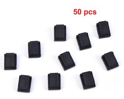 10Pcs/30Pcs/50Pcs Zelfklevende Draad Bundel Houder Tie Mount Clip For10mm Breed Fix led Strip Verlichting Connector Tie Mount Geschikt 50stk