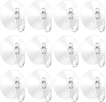 10Pcs 35/40Mm Glas Raam Muur Sterke Zuignap Haken Hanger Keuken Badkamer Deur 35mm