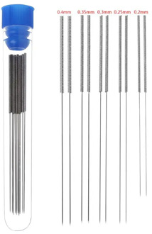 10Pcs 3D Printer Nozzle Cleaning Needles Kit Stainless Steel Cleaning Tool