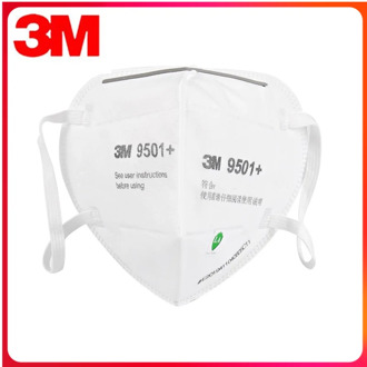 10pcs 3M FFP2 face Mask 9501+ ffp2mask PM2.5 Filter Protective mask Breathable Safety Disposable Mask 3m antivirus protection
