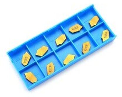 10Pcs 3Mm GTN3 Cnc Afsteken Tips Carbide Inserts NC3030 Scherpe Draaien Tool
