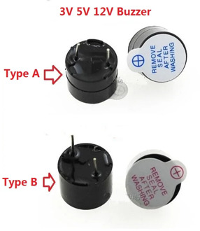 10pcs 3V 5V 12V Active Buzzer Beep-Tone Magnetic Long-Continous Alarm Sounder speaker 0955 9*5.5MM 12095 12*9.5MM 09A03/TMB09A05