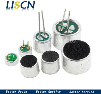 10pcs 4.5*2.2mm 6*2.2mm 6*5mm 9*7mm electret microphone condenser Pickup microphone 52DB 56DB with 2pin