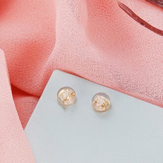 10pcs 4.5x5mm Earring Backs Soft Safety Silicone Hypoallergenic for DIY Jewelry Earring Stud Earrings goud